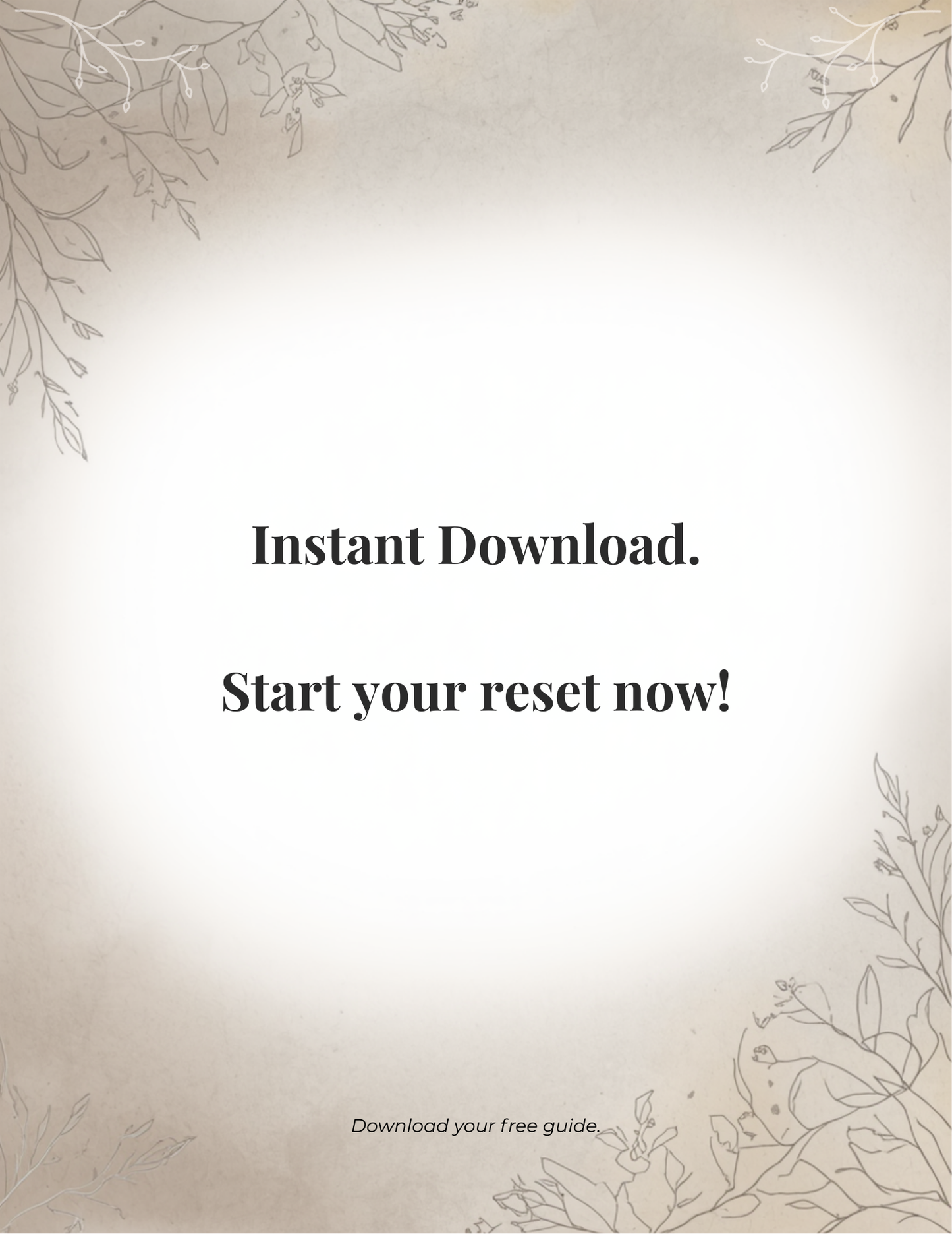 Reset Ritual Guide + 3-min Audio (Free)